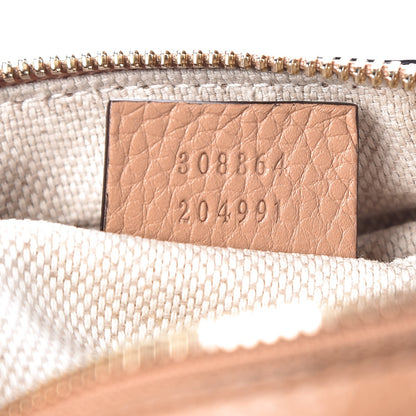 Gucci Pebbled Calfskin Small Soho Disco Bag Rose Beige 7 of 7