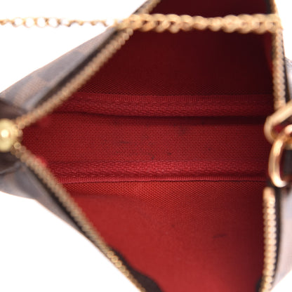 Louis Vuitton Damier Ebene Mini Pochette Accessories 5 of 8