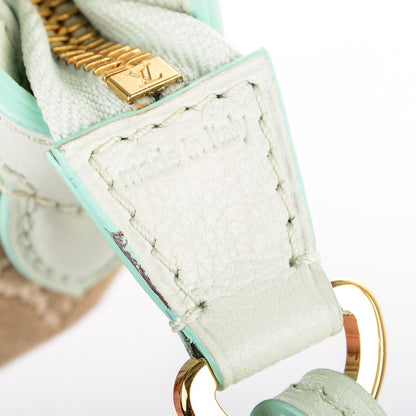 Louis Vuitton Monogram Sabbia Pochette Accessories Vert 5 of 8