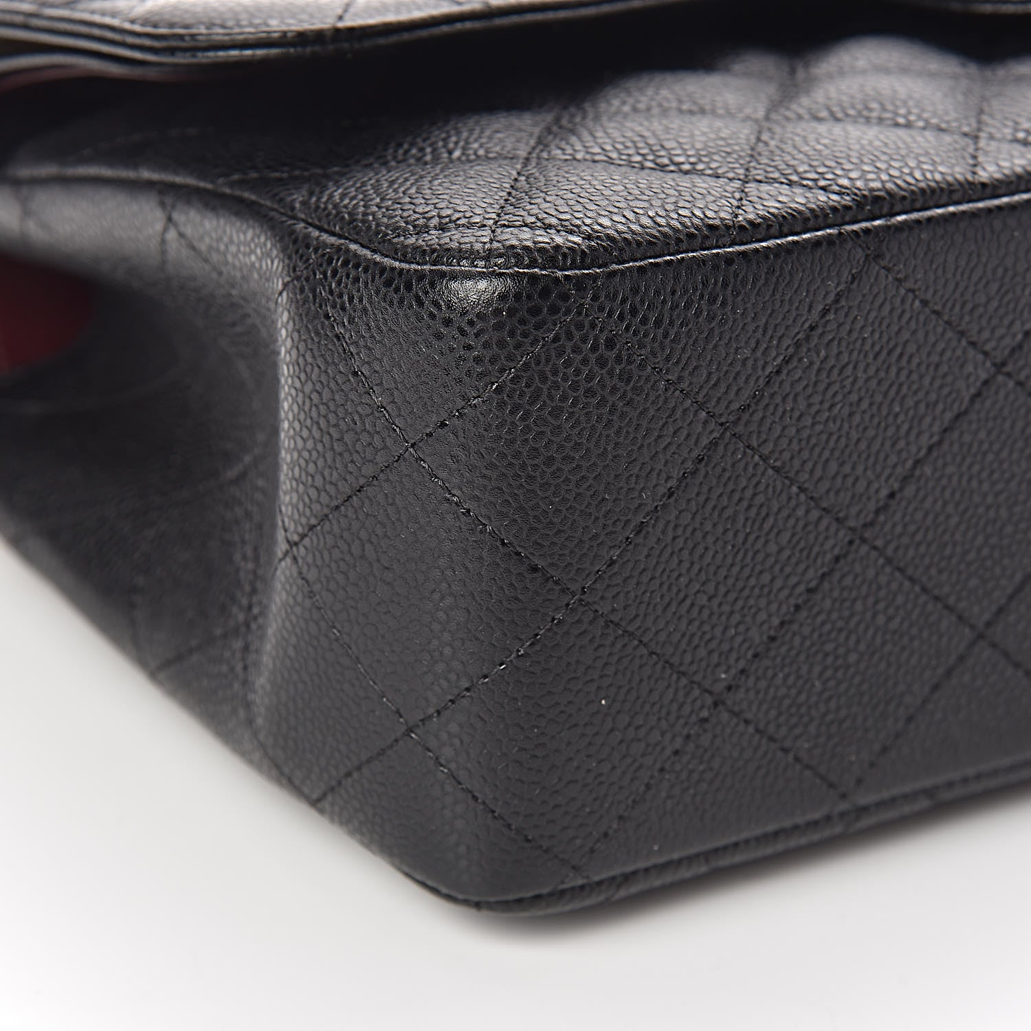 Chanel Caviar Quilted Jumbo Double Flap Black 8 of 12