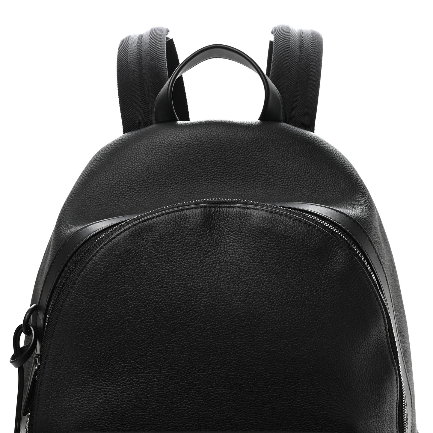 Grained Calfskin Aerogram Takeoff Backpack Black