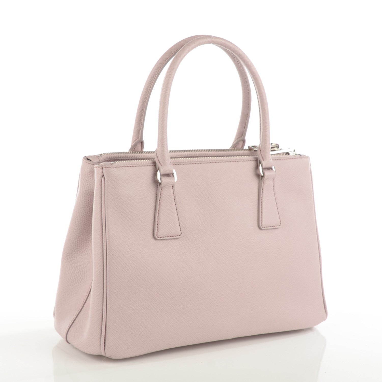 Prada Saffiano Small Galleria Double Zip Tote Mughetto 3 of 8