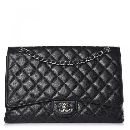 Chanel Caviar Quilted Maxi Single Flap Black 1 of 14