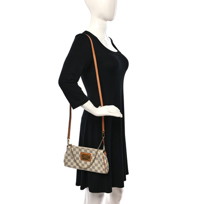 Louis Vuitton Damier Azur Eva Clutch 2 of 14