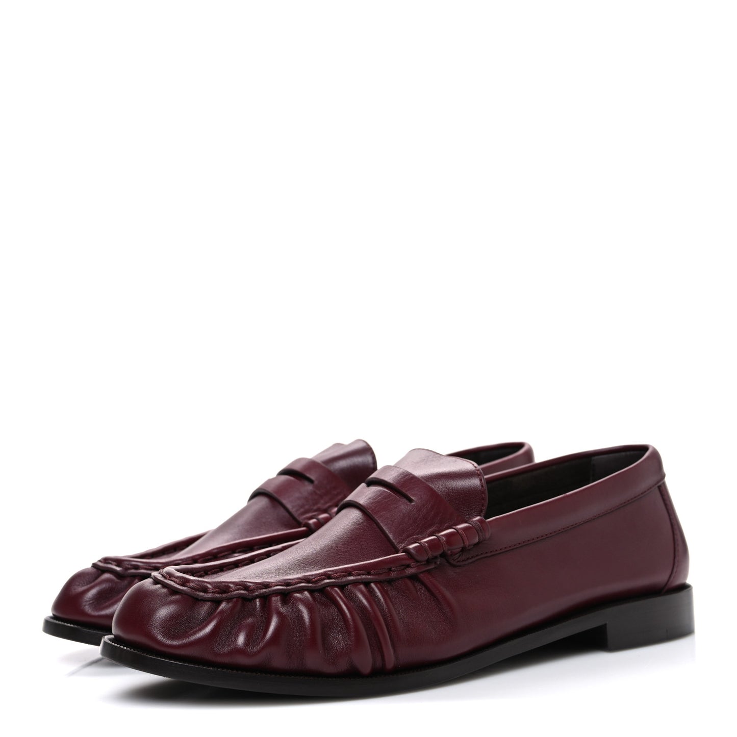 Radiance Calfskin Le Loafer 15 Moccasin 40 Dark Ruby