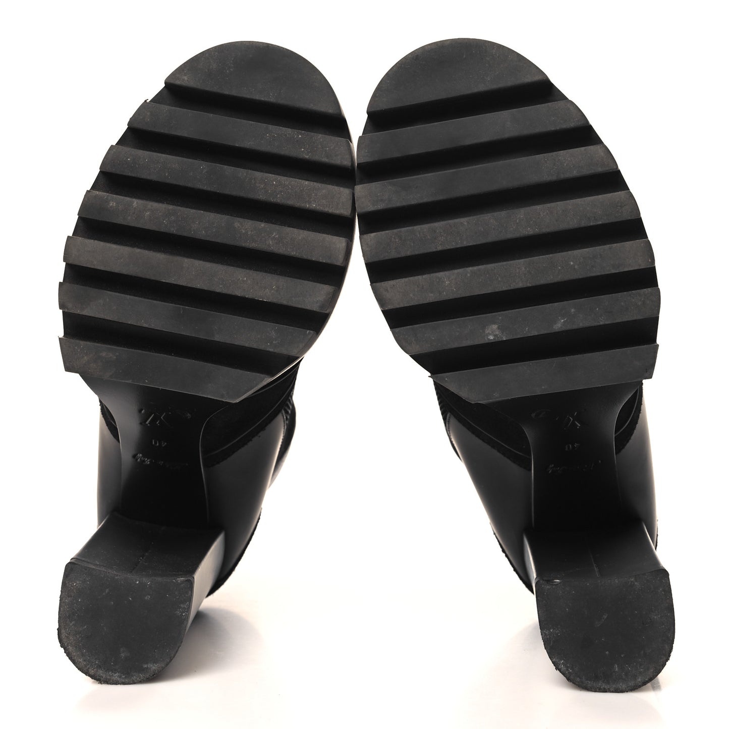 Suede Calfskin Monogram Star Trail Ankle Boots 40 Black