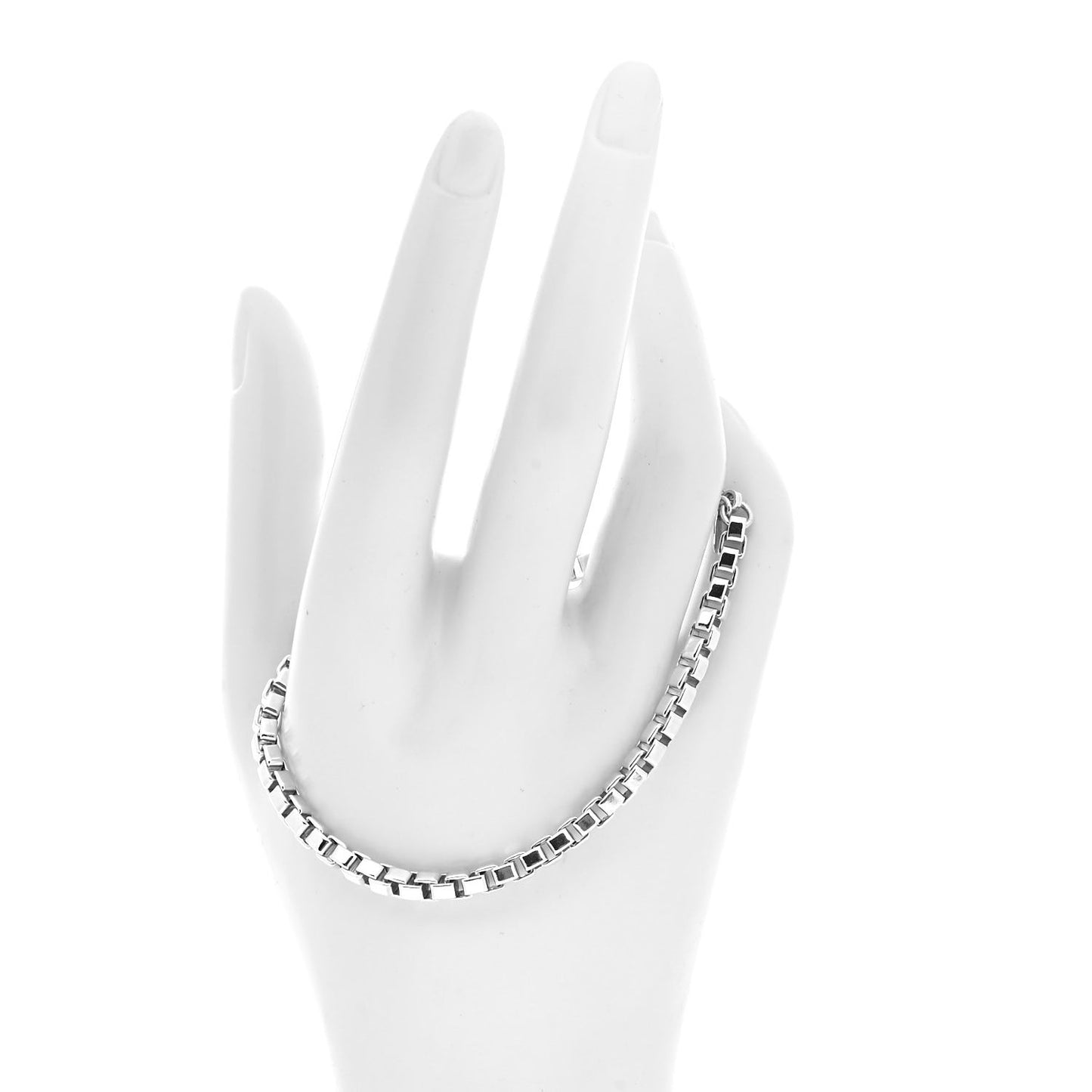 Sterling Silver 4mm Venetian Link Bracelet