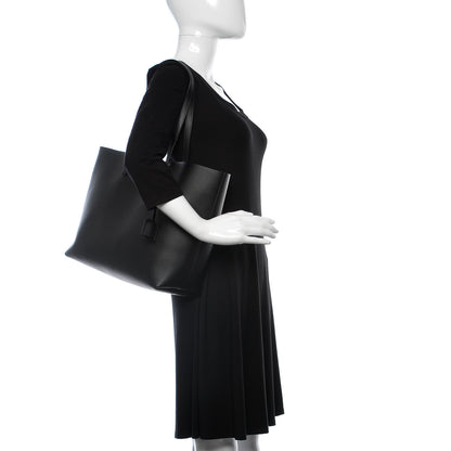 Saint Laurent Calfskin Large Shopping Tote Black 2 of 11