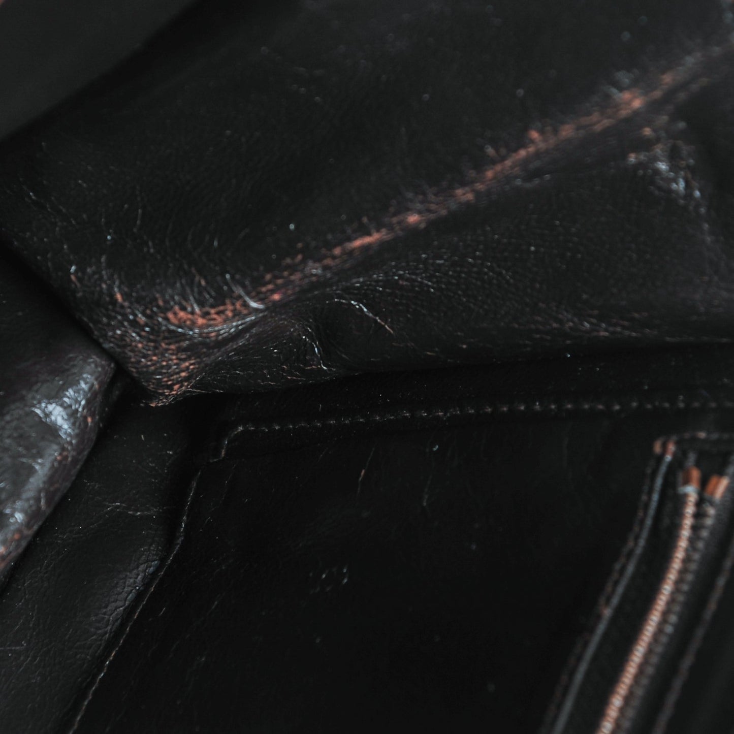 Lambskin Quilted Envelope Single Flap Brown
