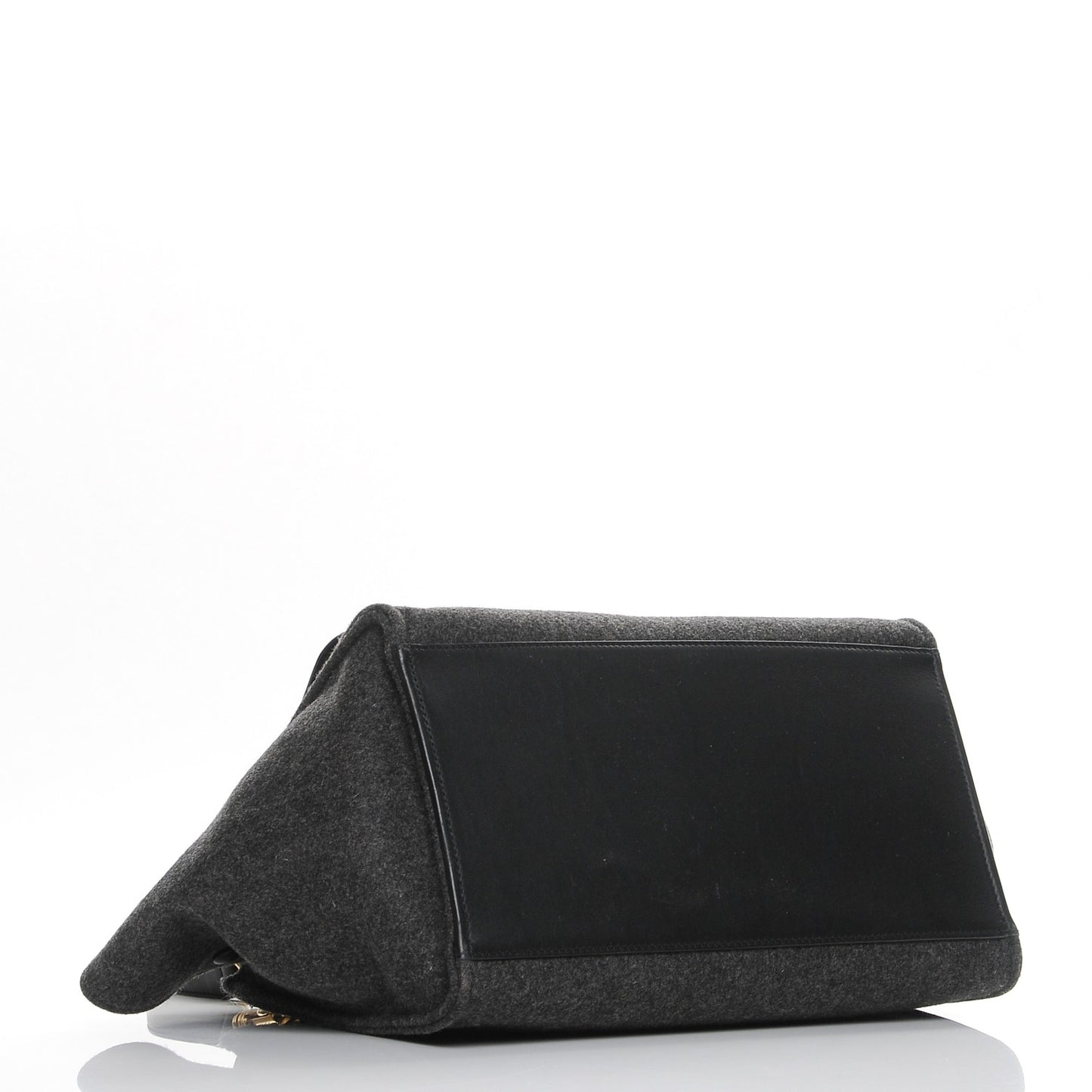 Smooth Calfskin Felt Medium Trapeze Grey