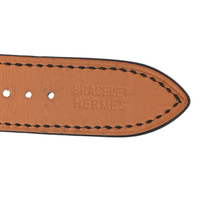 Hermes Epsom Heure H Hour Watch TGM Strap Black 4 of 4