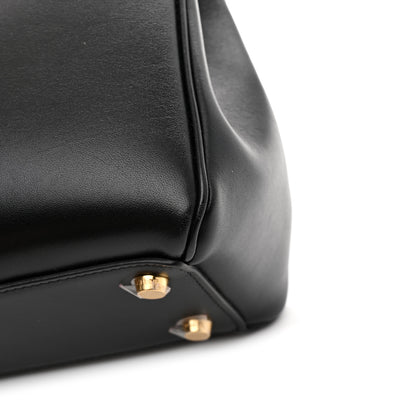 Celine Satinated Calfskin Small 16 Top Handle Bag Black 11 of 11