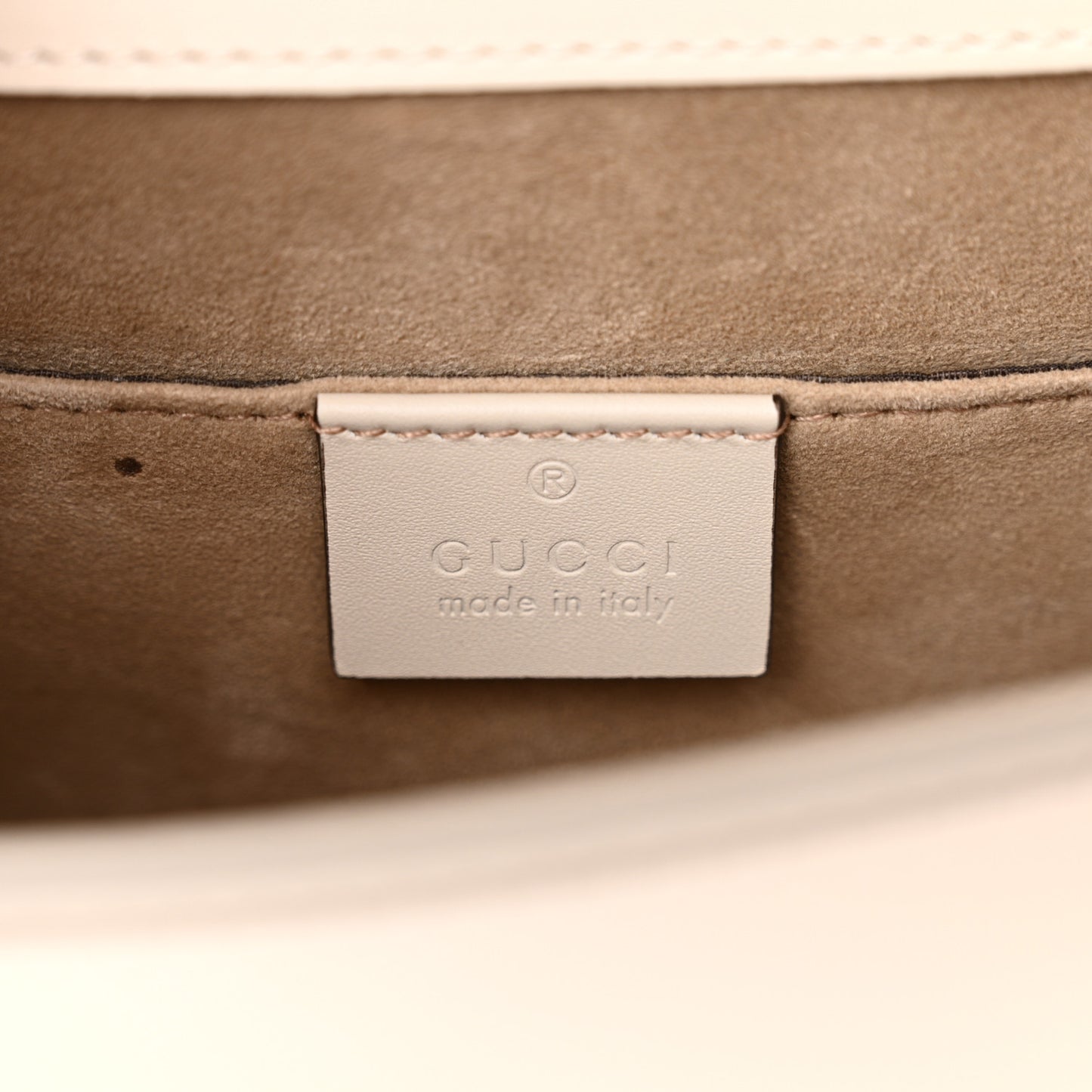 Calfskin Mini Sylvie Top Handle Bag White