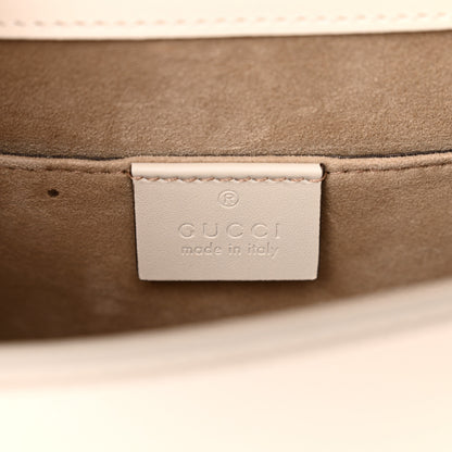 Gucci Calfskin Mini Sylvie Top Handle Bag White 6 of 12