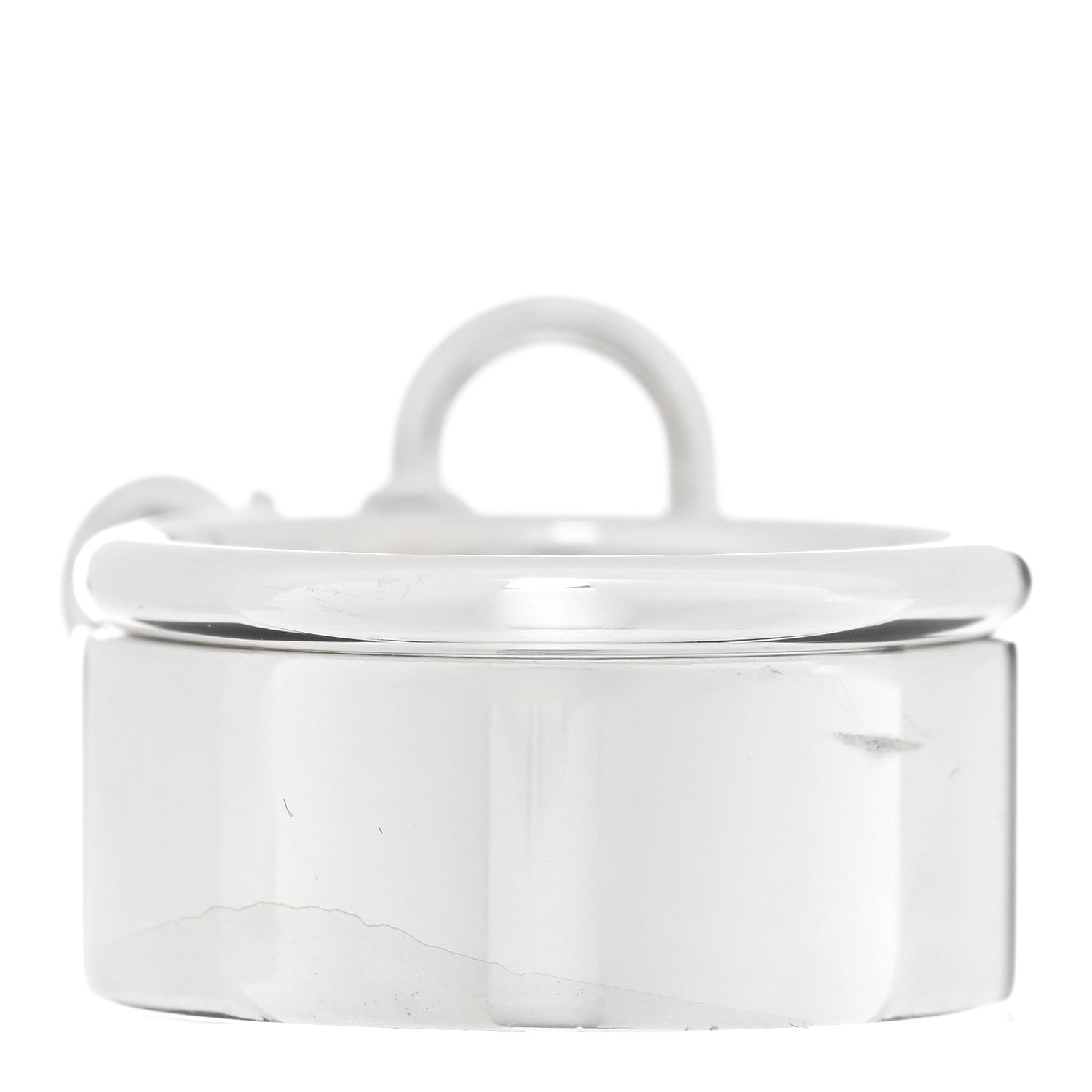 Hermes Sterling Silver Alpha Kelly Double Ring 55 7.25 3 of 4