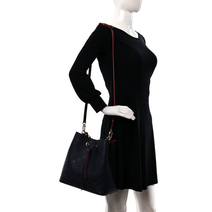 Louis Vuitton Empreinte Neonoe MM Marine Rouge 2 of 8