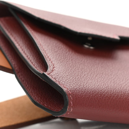 Hermes Swift Evercolor Utility Belt Pouch Gold Rouge H 13 of 17