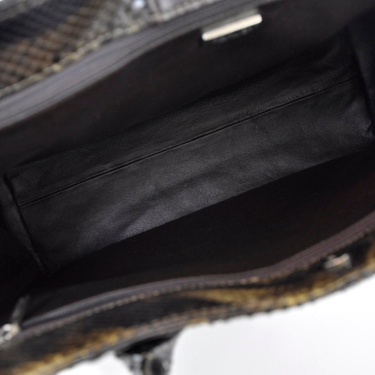 Chanel Python Cerf Shopper Tote 6 of 9