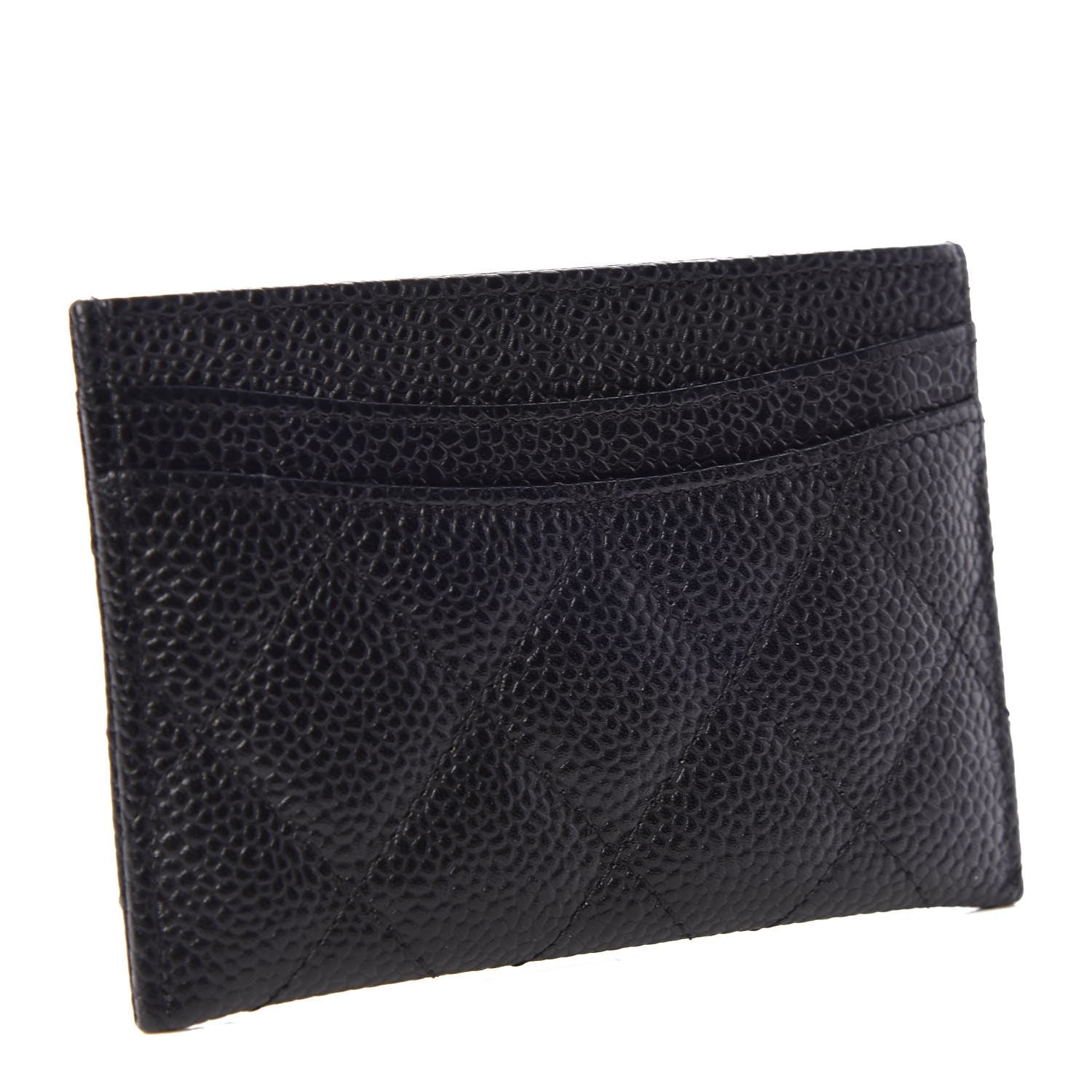 Chanel Caviar Quilted Card Holder Black 3 of 9