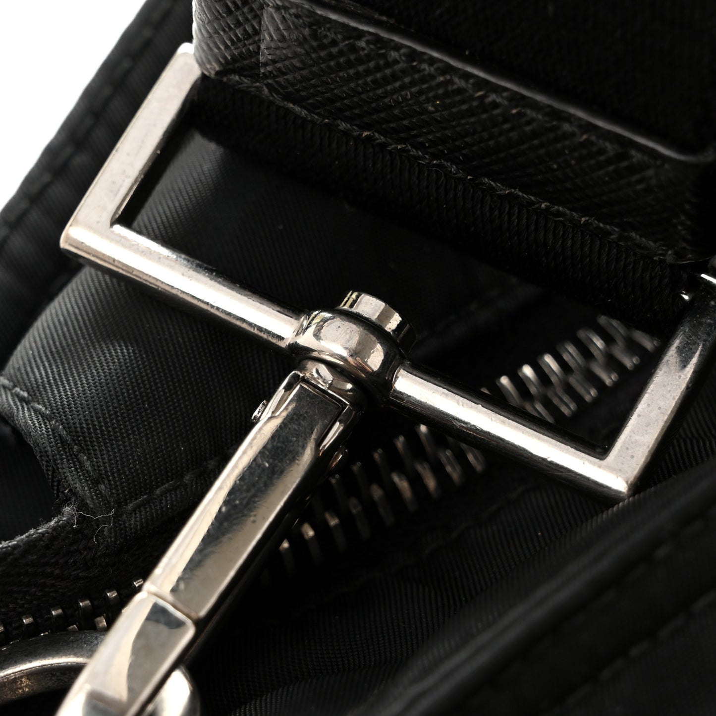 Nylon Vela Baby Bag Black