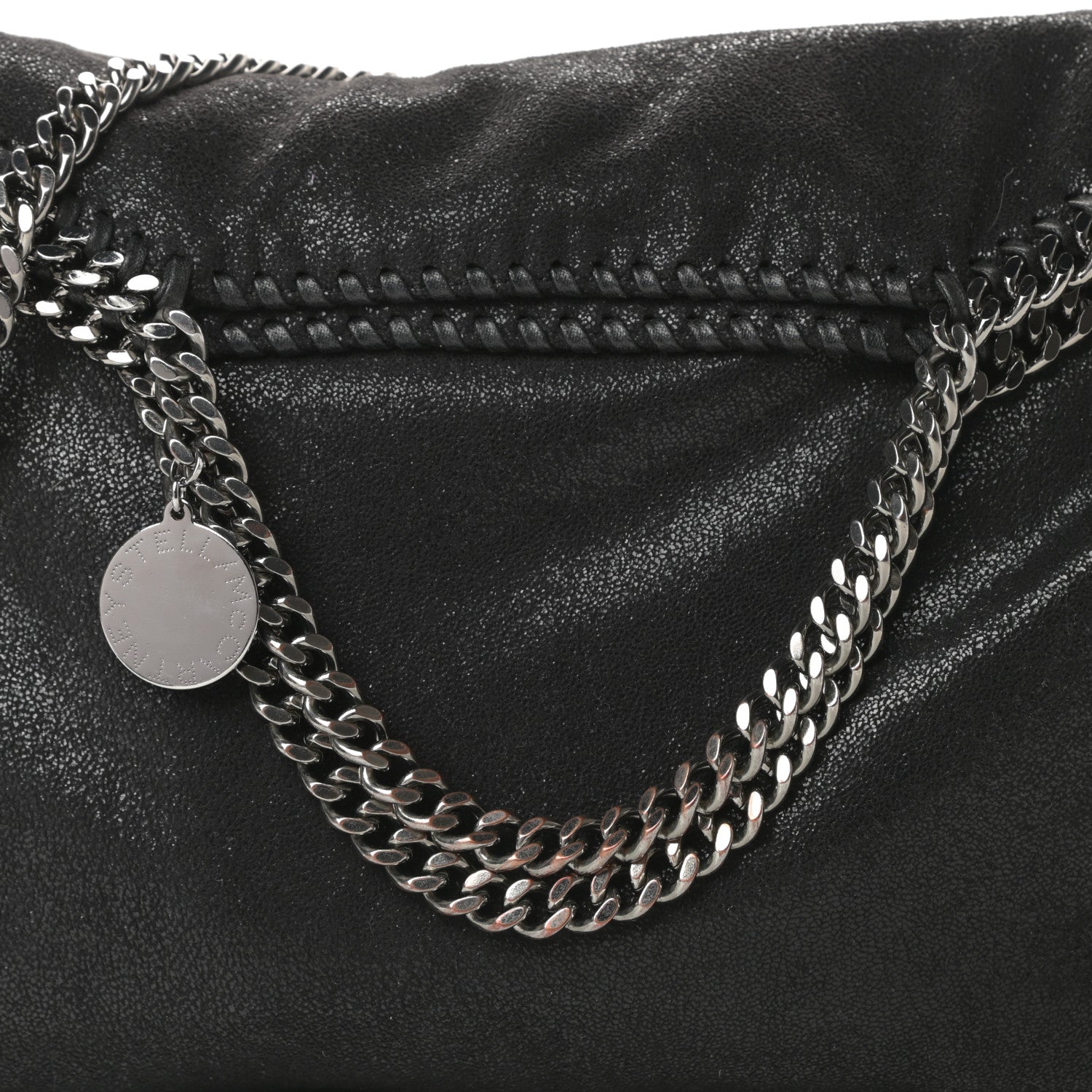 Stella McCartney Shaggy Deer Falabella Fold Over Tote Black 11 of 11