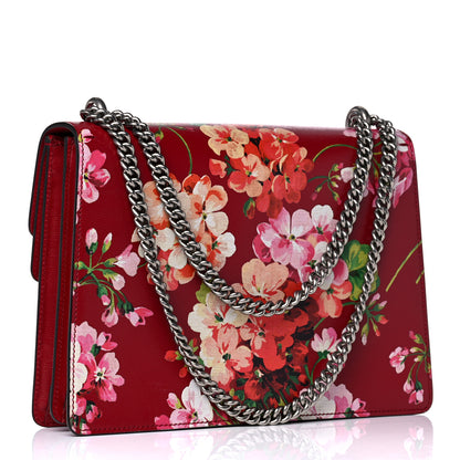 Gucci Calfskin Blooms Print Medium Dionysus Shoulder Bag Romantic Cherry Multicolor 2 of 12