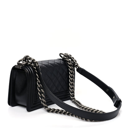 Chanel Caviar Quilted Small Boy Flap Black 3 of 10