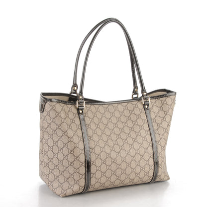 Gucci GG Plus Monogram Tattoo Heart Medium Joy Tote Dark Brown 3 of 13