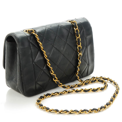 Chanel Lambskin Quilted Small Single Flap Black 3 of 15