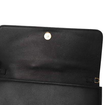 Versace Vitello Crystal Virtus V Wallet Chain Crossbody Black 11 of 14
