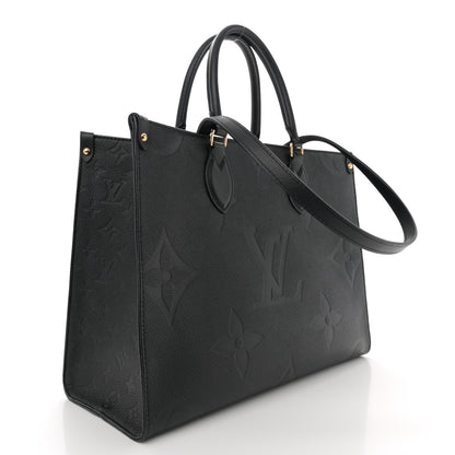 Louis Vuitton Empreinte Monogram Giant Onthego MM Black 2 of 10