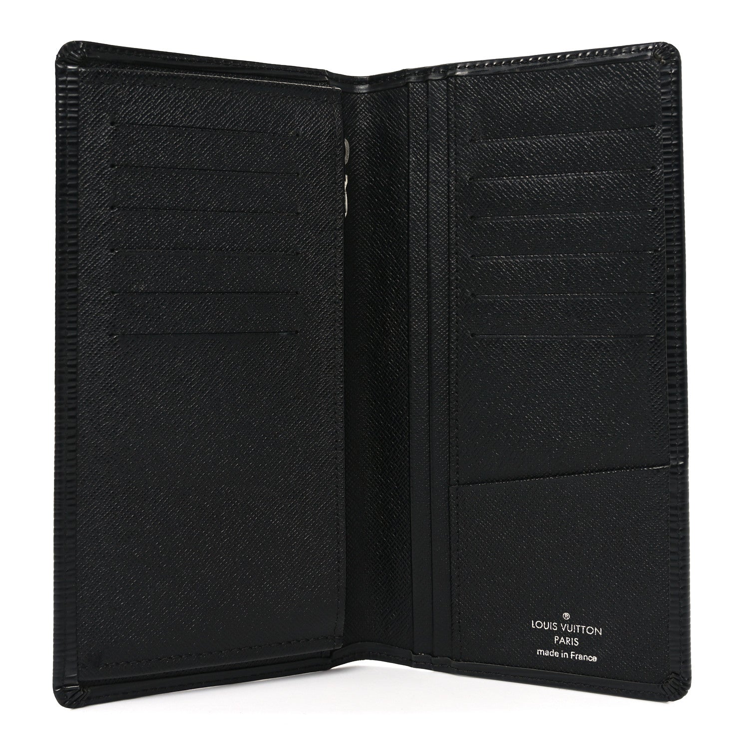 Louis Vuitton Epi Brazza Wallet Black 5 of 6