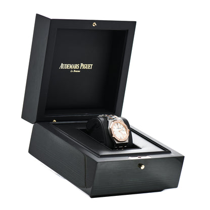 Audemars Piguet Stainless Steel 18K Rose Gold Diamond 33mm Royal Oak Quartz Watch White 67651SR.ZZ.1261SR.01 5 of 5