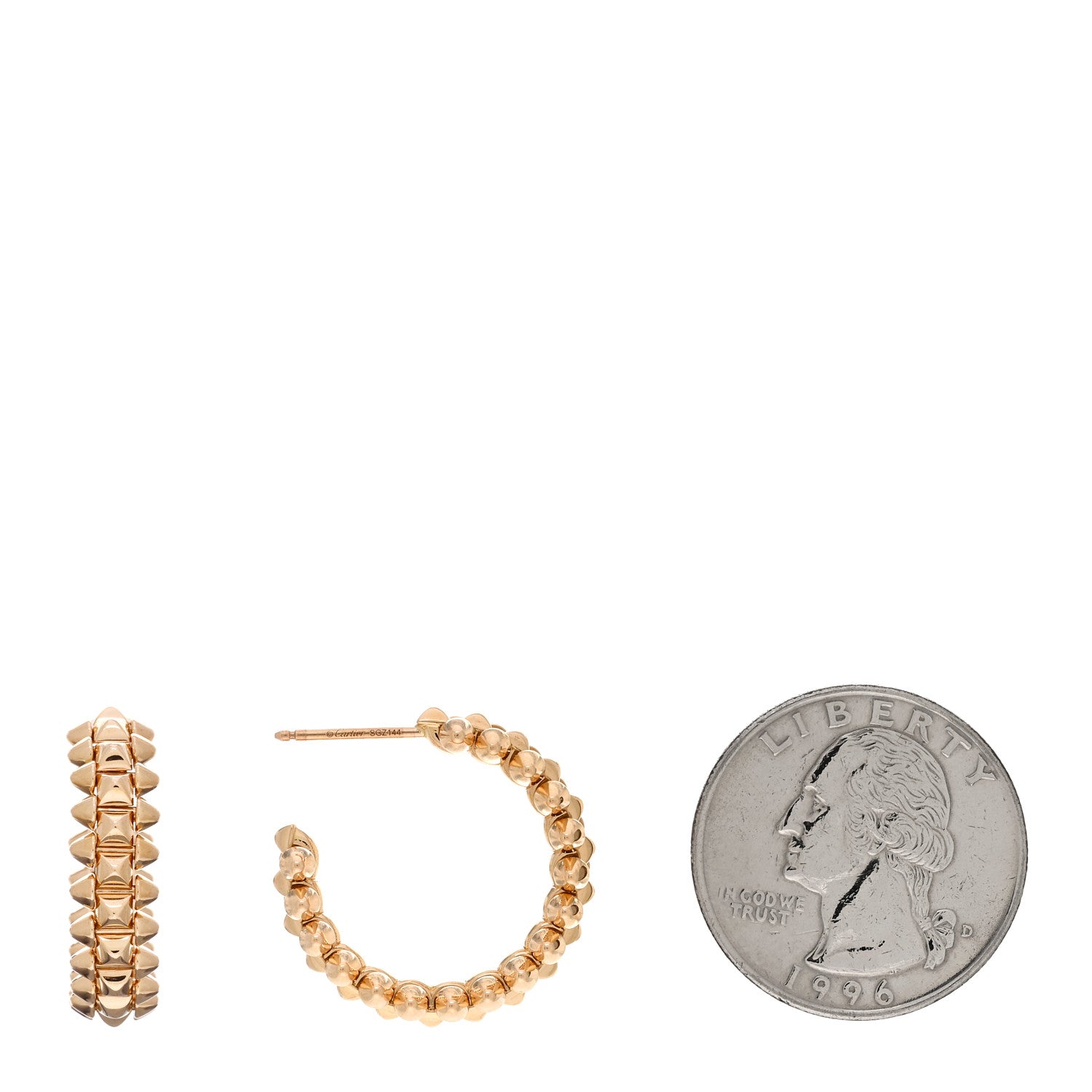 Cartier 18K Pink Gold Small Clash de Cartier Earrings 2 of 4