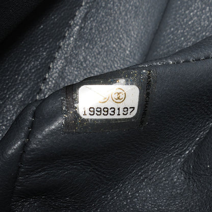 Chanel Lambskin Quilted Medium Double Flap Charcoal Grey 7 of 9