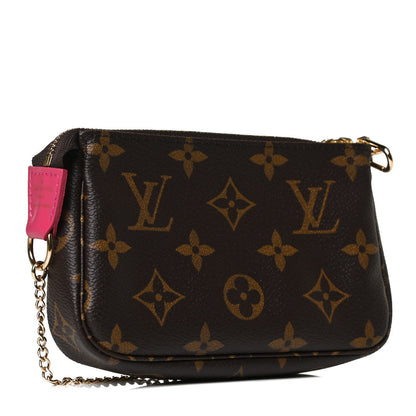 Louis Vuitton Monogram 2020 Christmas Animation Roller Coaster Mini Pochette Accessories Pivoine 2 of 9