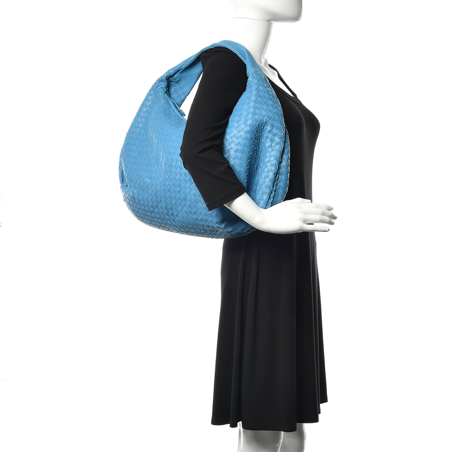 Nappa Intrecciato Large Belly Veneta Hobo Delft
