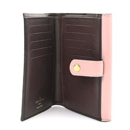 Louis Vuitton Damier Ebene Normandy Compact Wallet Rose Ballerine 5 of 7