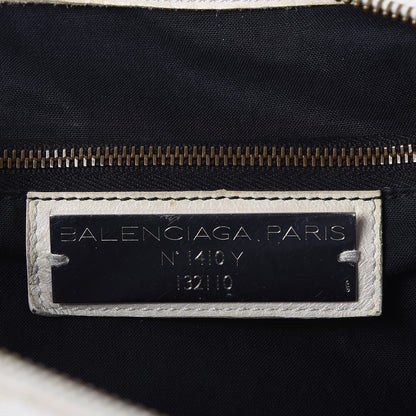 Balenciaga Agneau Classic Hardware Work Bag White 6 of 10