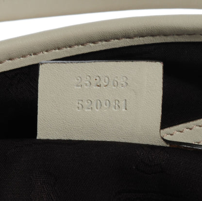 Gucci Guccissima Twins Medium Shoulder Bag Off White 6 of 7