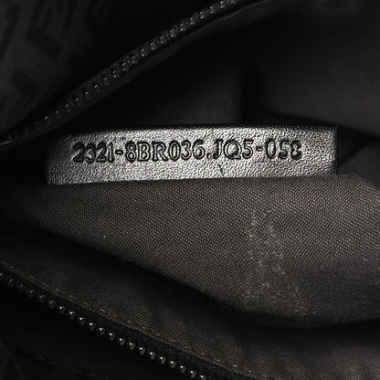 Fendi Zucchino Small Hobo Black Black 7 of 10