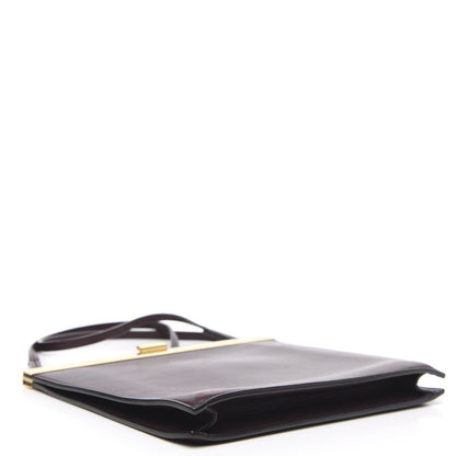 Celine Smooth Calfskin Mini Clasp Bag Bordeaux 4 of 10