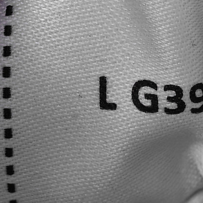 Chanel Fabric Laminated Calfskin CC Sneakers 37 White Gold Silver 9 of 10