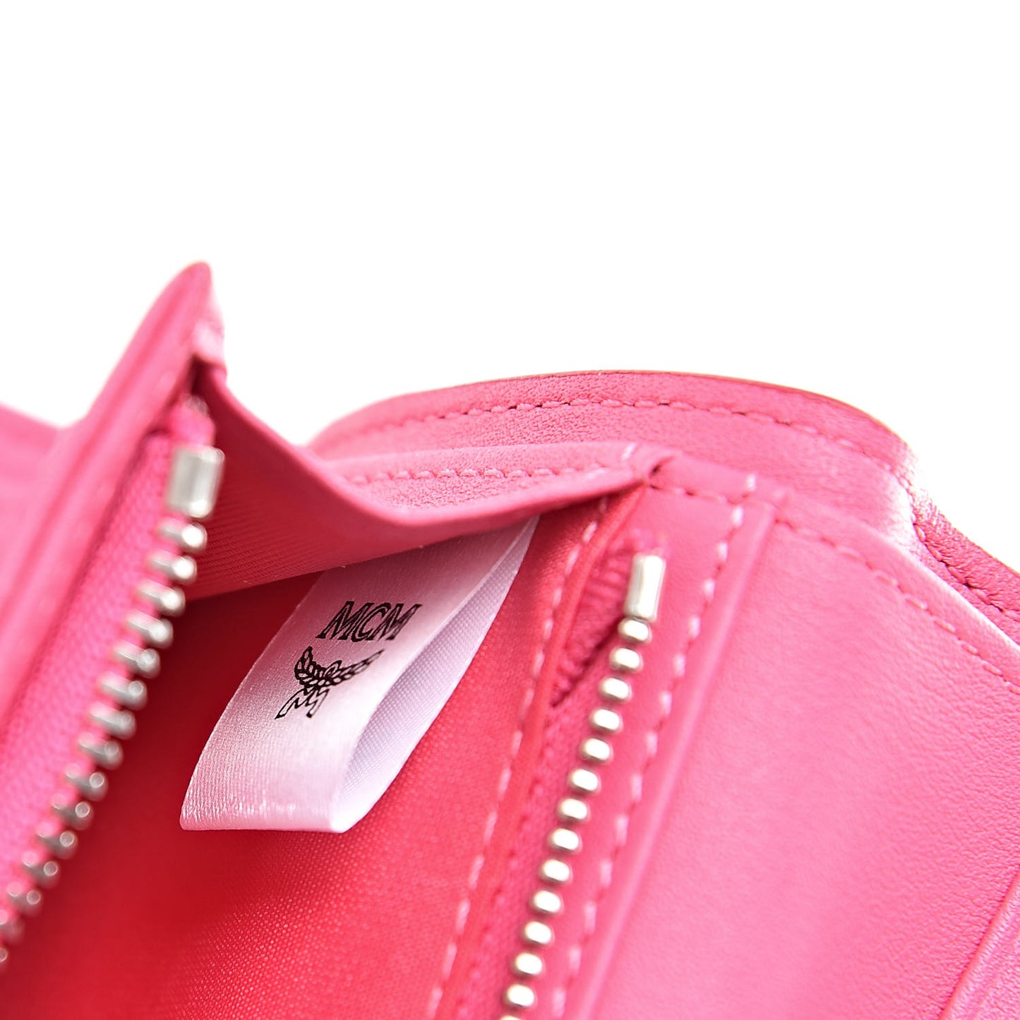 Calfskin Ottomar Monogram Tri-Fold Wallet Sugar Pink