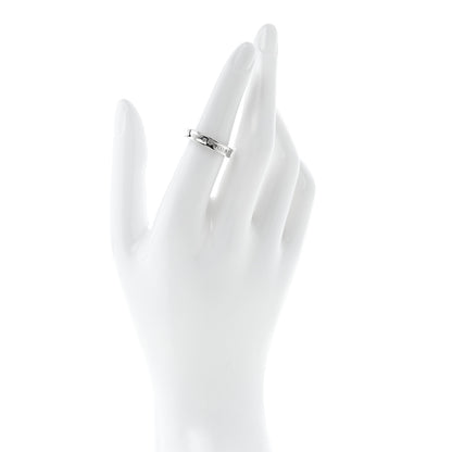 Tiffany 18K White Gold Diamond Narrow 1837 Ring 52 6 4 of 8