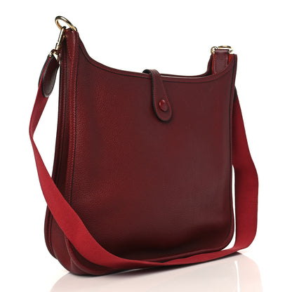 Hermes Togo Evelyne PM Rouge 3 of 9