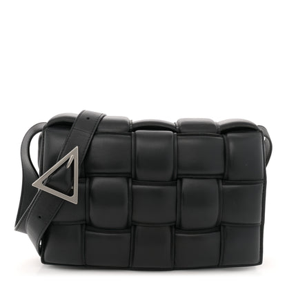Bottega Veneta Nappa Maxi Intreccio Padded Cassette Crossbody Bag Black 1 of 12
