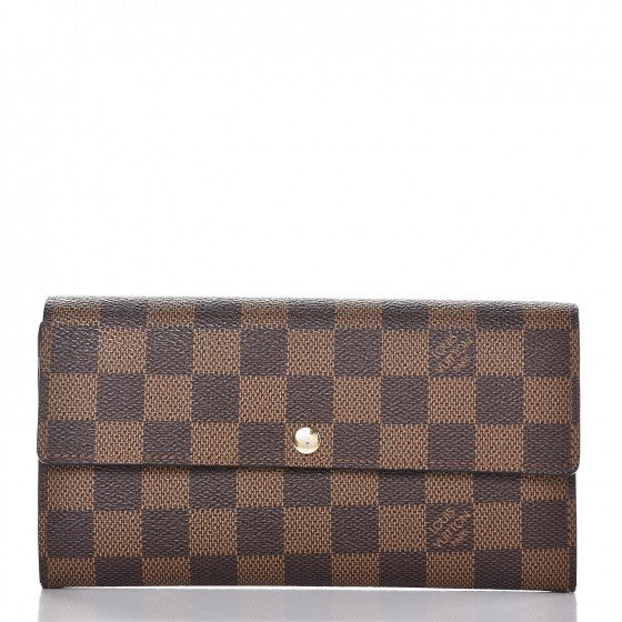 Louis Vuitton Damier Ebene Sarah Wallet 1 of 8
