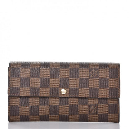 Louis Vuitton Damier Ebene Sarah Wallet 1 of 8