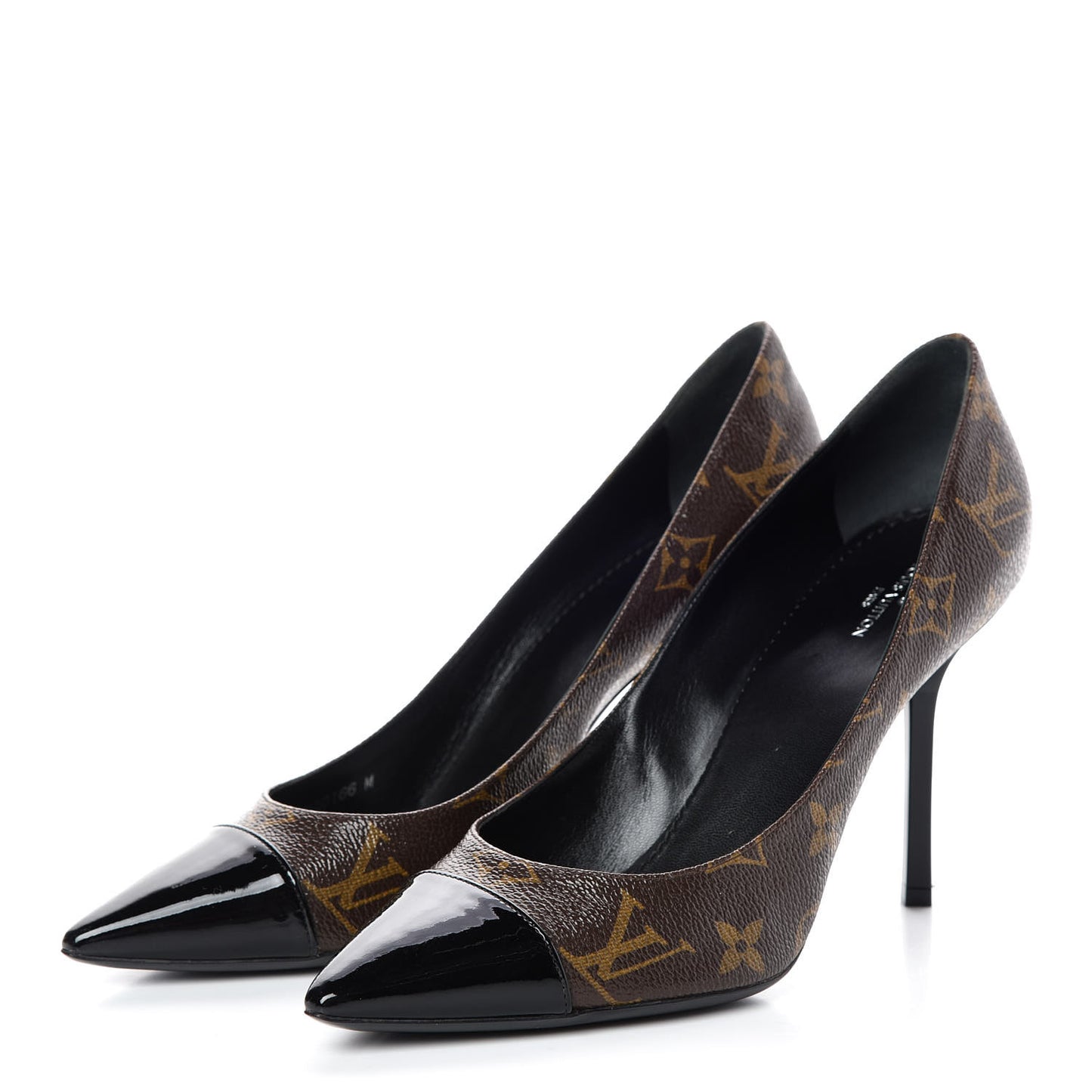 Patent Monogram Fetish Pumps 38.5
